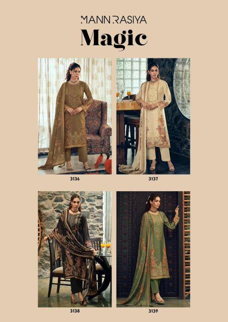 Mannrasiya magic Ladies dress material wholesalers in Ahmedabad